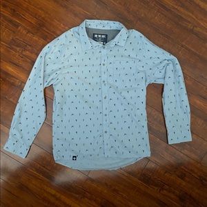 SKI THE EAST Long Sleeve Button Down Shirt